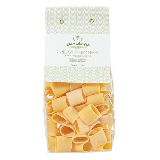 Mezzi Paccheri di Semola di Grano Duro