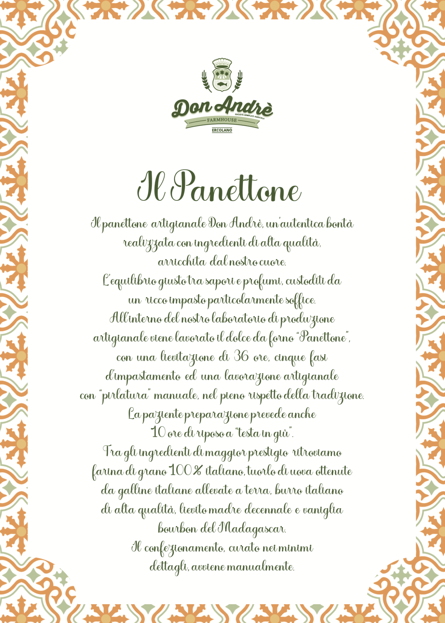 Panettone Artigianale Limone