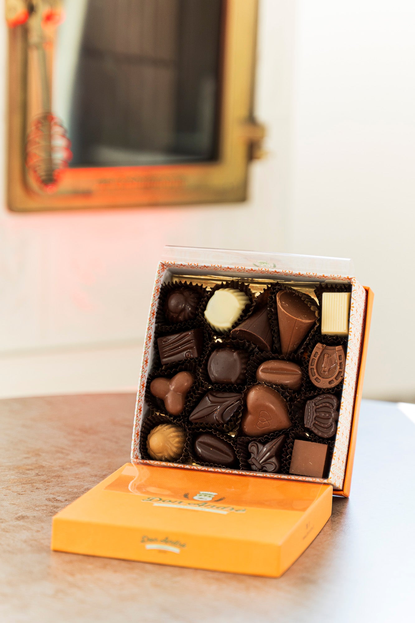 Box cioccolatini variegati