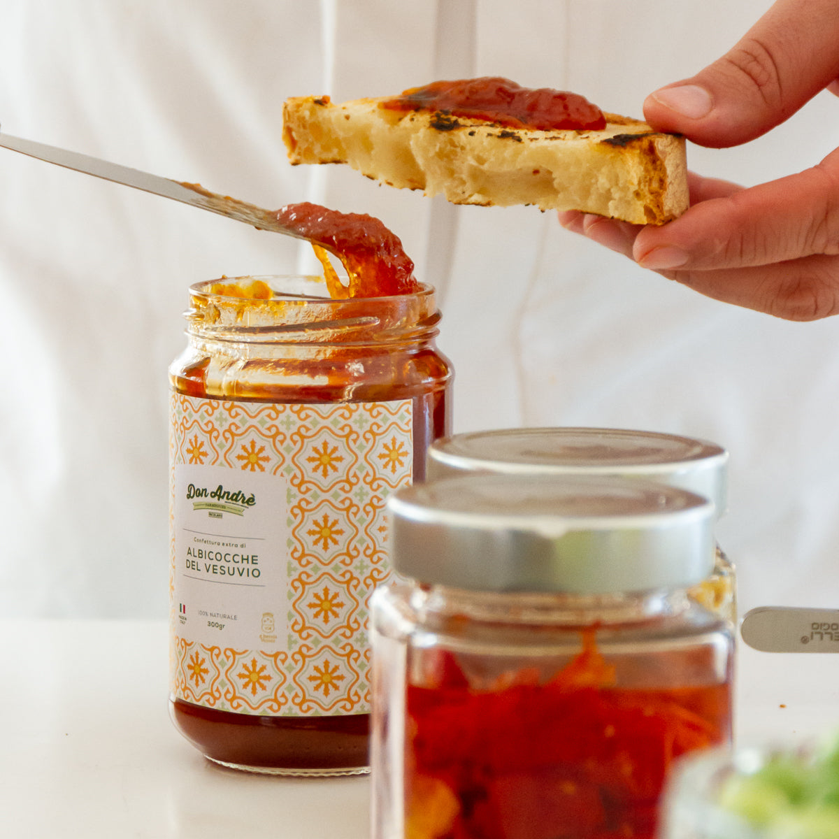 confettura extra di albicocche vesuviane azienda agricola don andrè